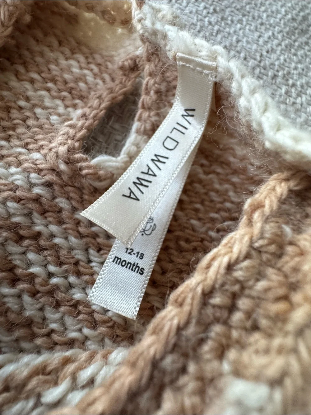Wild Wawa wool alpaca set 12/18m